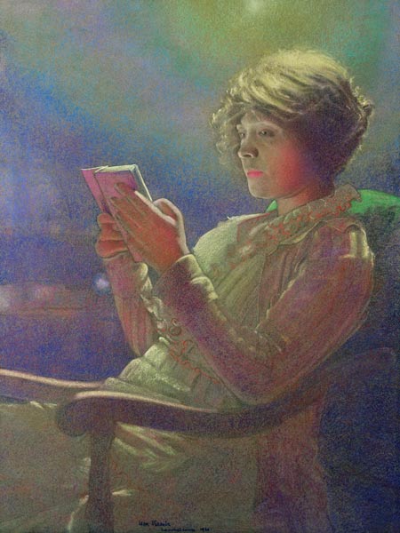 Woman Reading from Kamir-Kaufman