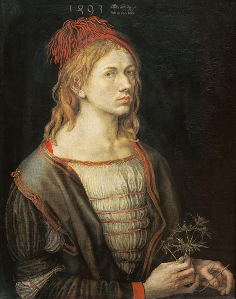 Self-portrait from Albrecht Dürer