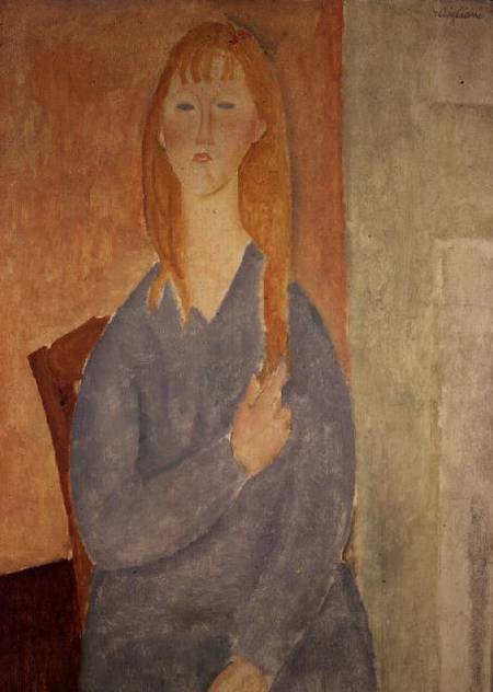 Girl in a Blue Dress from Amadeo Modigliani