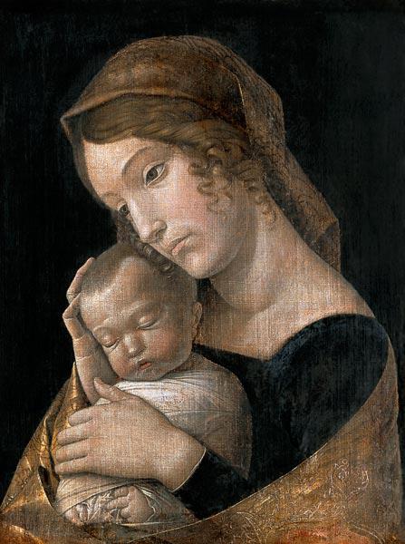 Maria with the sleeping child