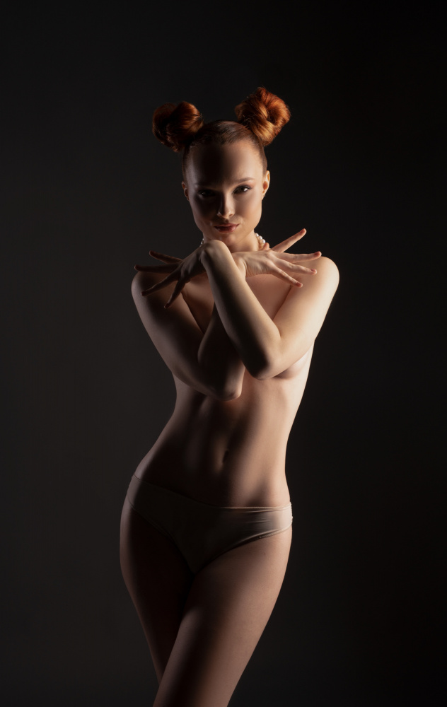 Gorgeous redhead naked lady from Andrey Guryanov