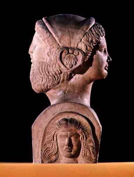 Double-headed Bust (terracotta) from Anonymous painter