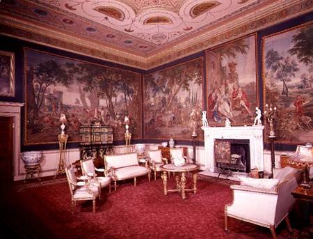 Nostell Priory, the drawing room from Anonymous painter