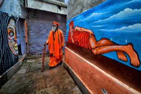 Sadhu on Street