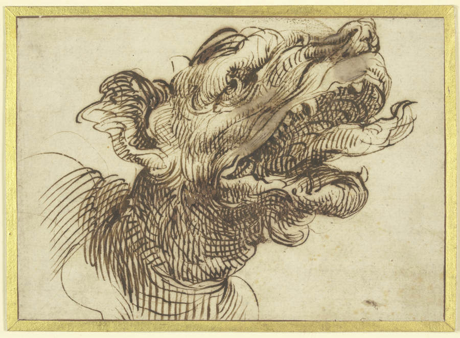Dragons head from Bartolomeo Passarotti