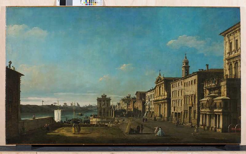 Ansicht der Via di Ripetta in Rom from Bernardo Bellotto