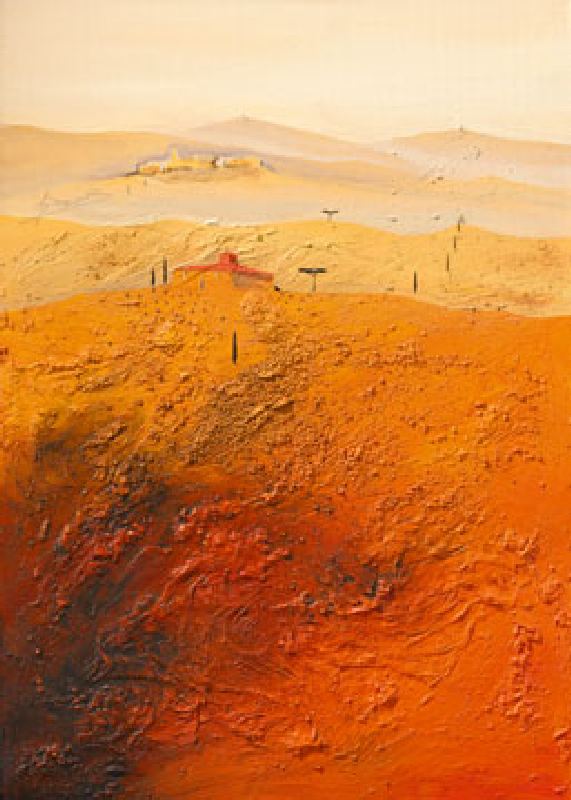 Image: Bernhard Gerner - Mediterrane Landschaft 1