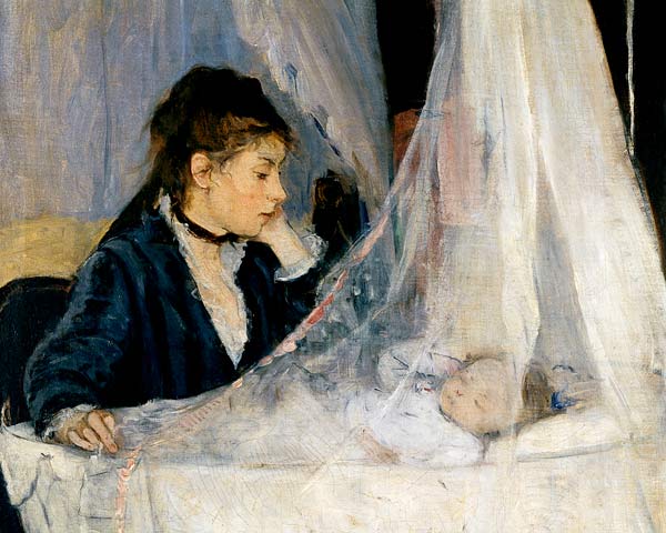 Berthe Morisot / Le Berceau / 1872 - Berthe Morisot as art print or hand  painted oil.