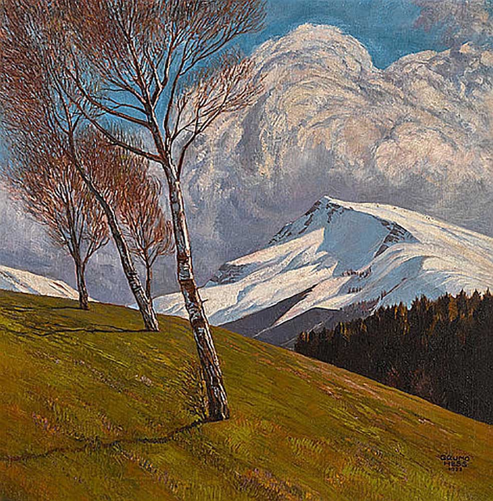 mountain landscape from Bruno Hess