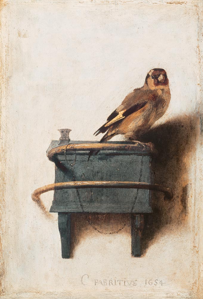 The Goldfinch  from Carel Fabritius