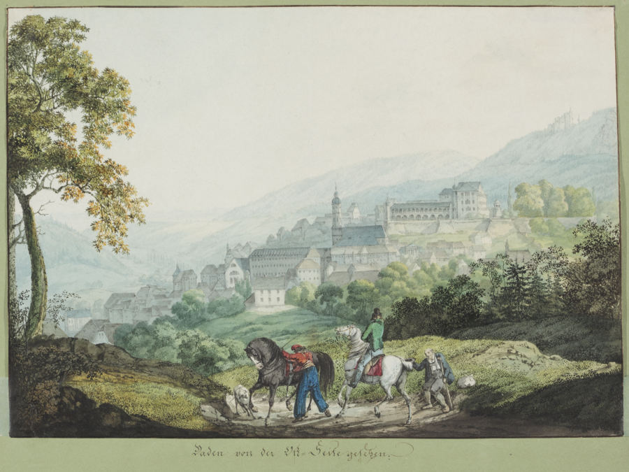Baden von der Ostseite gesehen from Carl Philipp Fohr