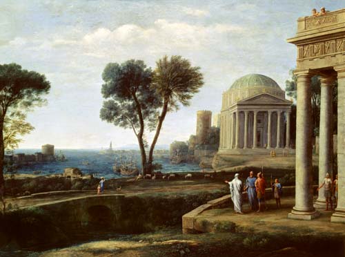 Aeneas in Delos from Claude Lorrain