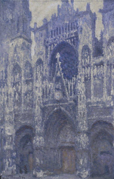 The cathedral of Rouen, grey weather from Claude Monet