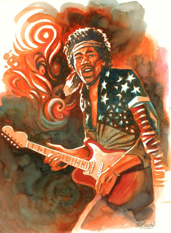 Jimi Hendrix - 3 from Denis Truchi