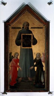 St. Bernardino of Siena (tempera on panel) from Domenico  di Michelino