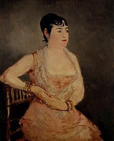 Lady in Rosa (madam Marlin) from Edouard Manet