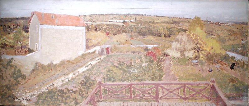 Landscape in the Midi (oil on panel)  from Edouard Vuillard