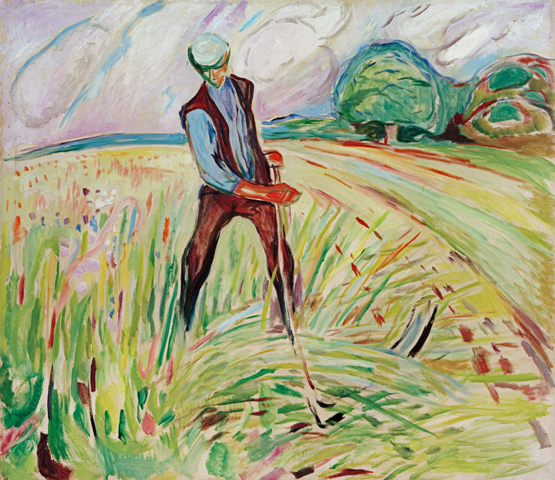 Haymaking  from Edvard Munch