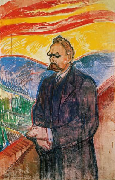 Portrait of Friedrich Nietzsche - Edvard Munch