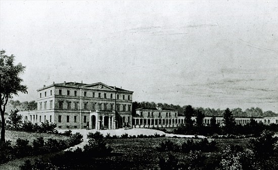 ''Sala'', the country home near Parma of Duchess Marie-Louise from English School