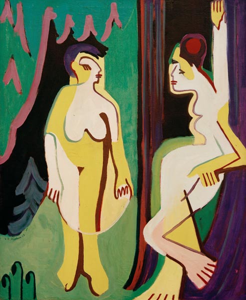Naked women in the forest meadow from Ernst Ludwig Kirchner
