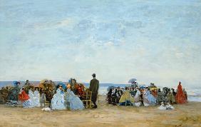 Beach Scene near Trouville