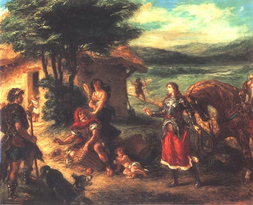 Erminia at the shepherds from Ferdinand Victor Eugène Delacroix