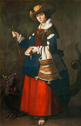 Saint Margaret of Antioch from Francisco de Zurbarán (y Salazar)