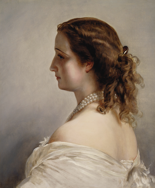 Portrait of Empress Eugenie from Franz Xaver Winterhalter