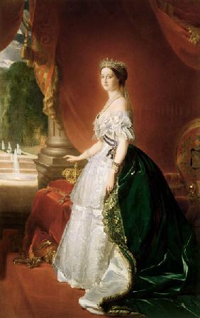 Portrait of Empress Eugenie of France (1826-1920), born de Montijo, Countess of Teba