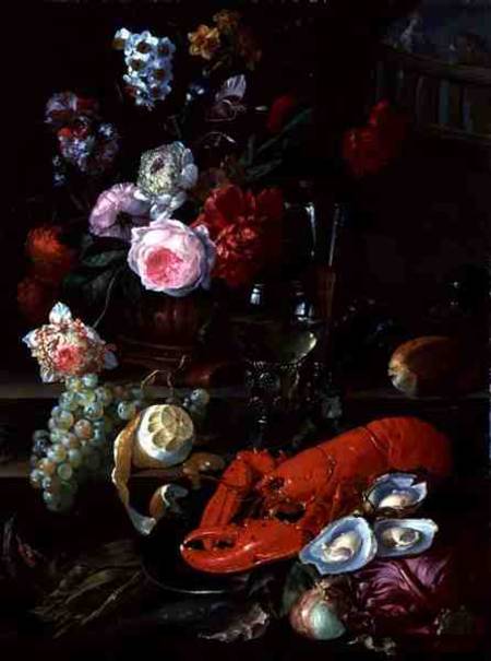 Still Life with Lobster from French School
