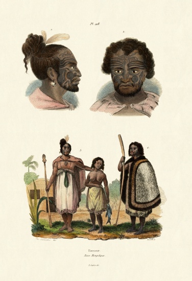 Mongolians from French School, (19th century)