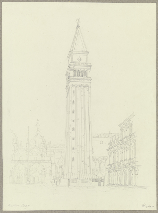 Der Markusturm in Venedig from Friedrich Wilhelm Ludwig