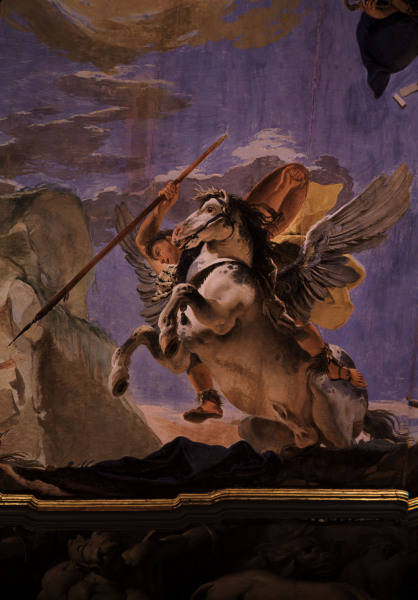 Tiepolo / Bellerophon on Pegasus / 1750 from Giovanni Battista Tiepolo