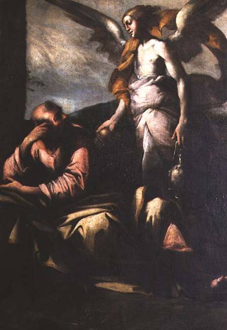 Elijah visited by an Angel from Giovanni Donducci
