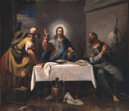 The Supper at Emmaus from Girolamo Brusaferro