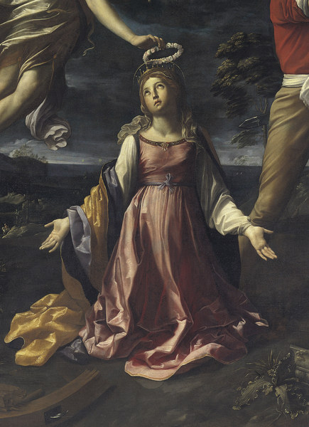 Reni/The martyrdom o.St.Catherine/Detail from Guido Reni