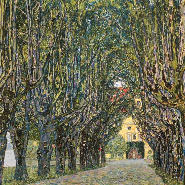 Avenue in Schloss Kammer Park from Gustav Klimt
