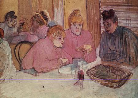 These ladies in the refectory from Henri de Toulouse-Lautrec