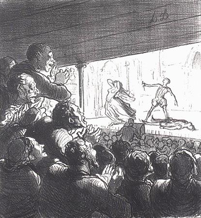 Croquis de Théâtre from Honoré Daumier