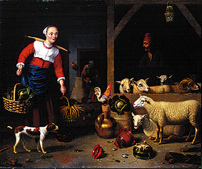 In the shed for sheep from Hubert van Ravesteyn