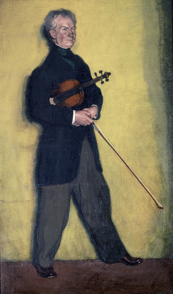 Portrait of the Violinist Larrapide from Ignazio Zuloaga
