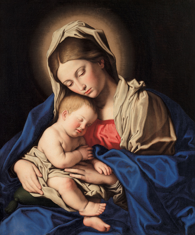 Madonna and Child from Il (Giovanni Battista Salvi) Sassoferrato