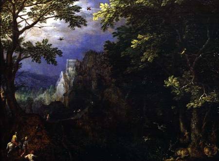 Mountain Landscape from Jan Brueghel d. Ä.