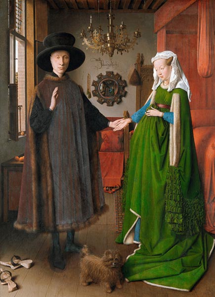 Wedding the Giovanni Arnolfini from Jan van Eyck