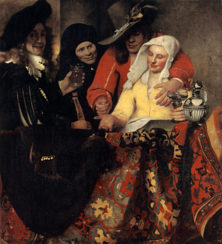 The Procuress from Johannes Vermeer