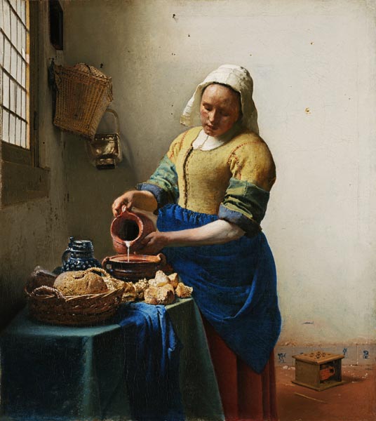 The Milkmaid from Johannes Vermeer