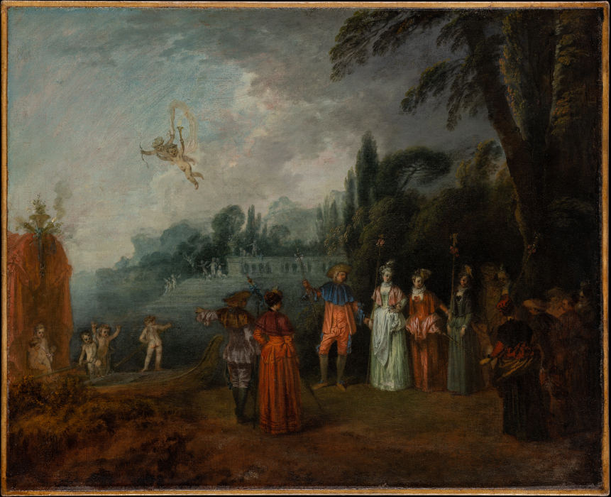 The Embarkation for Cythera from Jean-Antoine Watteau