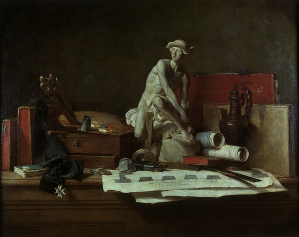 Chardin / The Attributes of the Arts from Jean-Baptiste Siméon Chardin