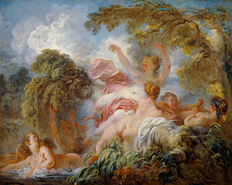 The Bathers from Jean Honoré Fragonard